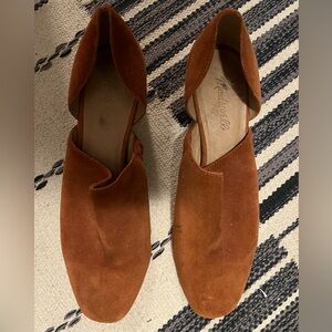 Madewell Suede Tan Heels